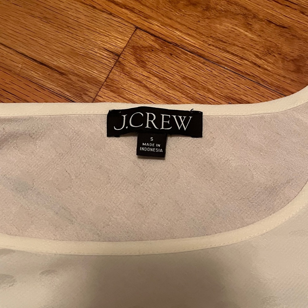 NWOT Jcrew Ruffle-sleeve top - Picture 4 of 4